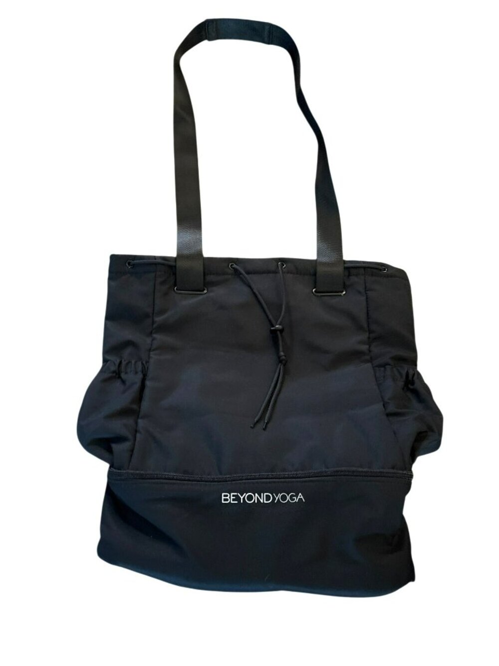 Beyond Yoga Black Convertible Gym Tote Bag